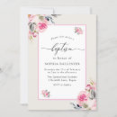 Search for pretty in pink invitations Floral