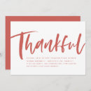 Search for modern thanksgiving invitations Thankful