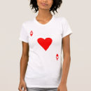 Search for ace of hearts tshirts Poker