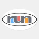 Search for oval car stickers Run