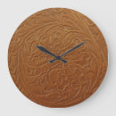 Search for brown leather clocks Background