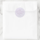 Search for lilac wedding stickers Simple