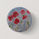 Search for red poppies badges Flowers