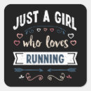 Search for running girl stickers Runner