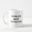 Search for police detective mugs Investigator