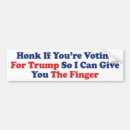 Search for anti voting bumper stickers Funny