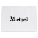 Search for large gift bags Typography