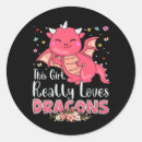 Search for dragon fantasy stickers Girl