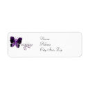 Search for princess wedding return address labels Purple