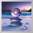 Search for stars in the night sky posters Cosmic