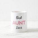 Search for best aunt ever mugs Heart