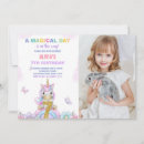 Search for 7th photo birthday invitations Unicorn