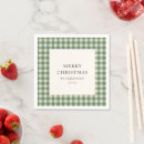 Search for green christmas party napkins Classic