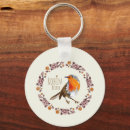 Search for vintage bird key rings Flowers