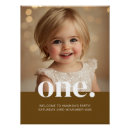 Search for first birthday posters Minimalist