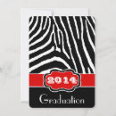 Search for zebra graduation invitations Trendy