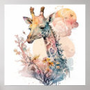 Search for giraffe portrait posters Wild