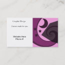 Search for stars business cards Celestial