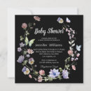 Search for purple and black baby shower invitations Elegant