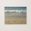 Search for footprints in the sand puzzles Nature