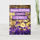 Search for to my sister birthday cards Floral