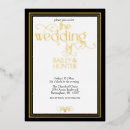 Search for gold foil pressed wedding invitations Classy