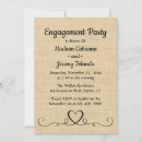 Search for vintage engagement party invitations Country