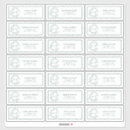 Search for recipient stickers Guest names