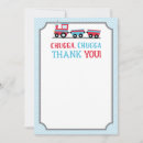 Search for train thank you cards Chugga chugga two two