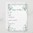 Search for floral wedding advice cards Minimalist