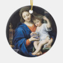 Search for holy family christmas tree decorations Madonna