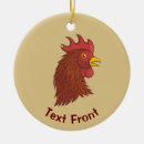Search for rooster christmas tree decorations Cockerel