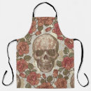 Search for gothic skull aprons Halloween