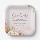 Search for floral graduation plates Grad party