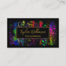 Search for paint splatter business cards Interior designer