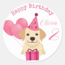 Search for labrador birthday stickers Dog