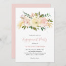 Search for pink and gold engagement party invitations Floral