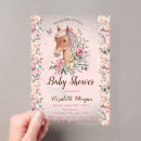 Search for pony baby shower invitations Watercolor