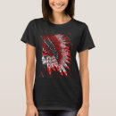 Search for native american skull tshirts Headdress