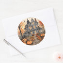 Search for old house stickers Halloween