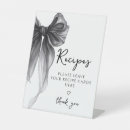 Search for recipe card signs Black bow