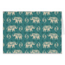 Search for elephant pattern postcards Bohemian