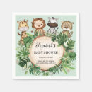 Search for safari napkins Wild one