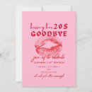 Search for goodbye kiss invitations Pink
