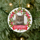 Search for cat photo christmas tree decorations Green