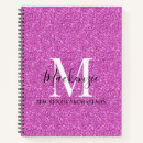 Search for hot pink glitter notebooks Elegant