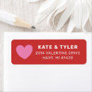 Search for valentines day hearts return address labels Cute