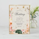 Search for pink and gold wedding invitations Blush