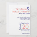 Search for coral and navy invitations Blue