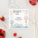 Search for hot air balloon baby shower napkins Modern